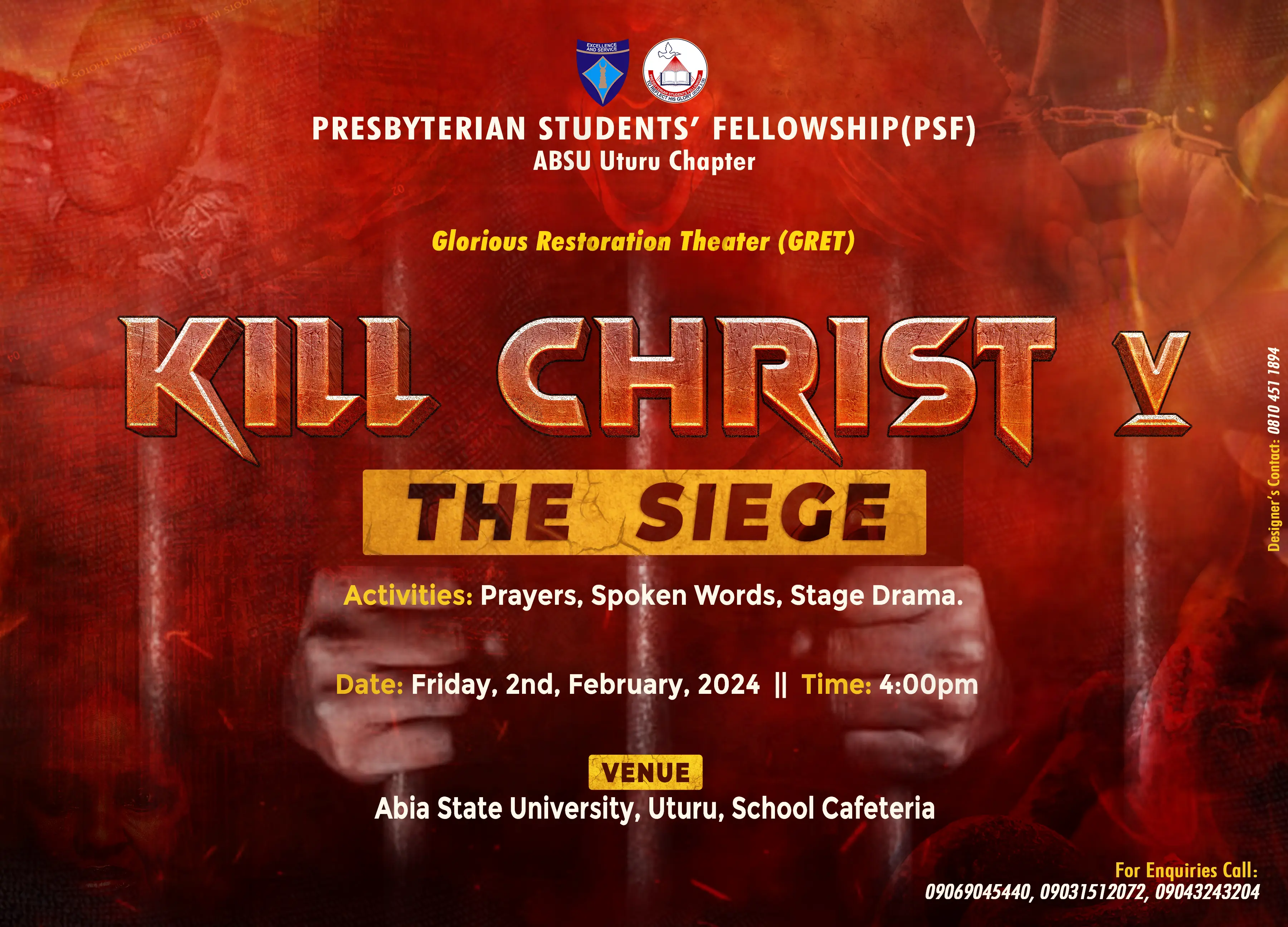Campaign flyer design
